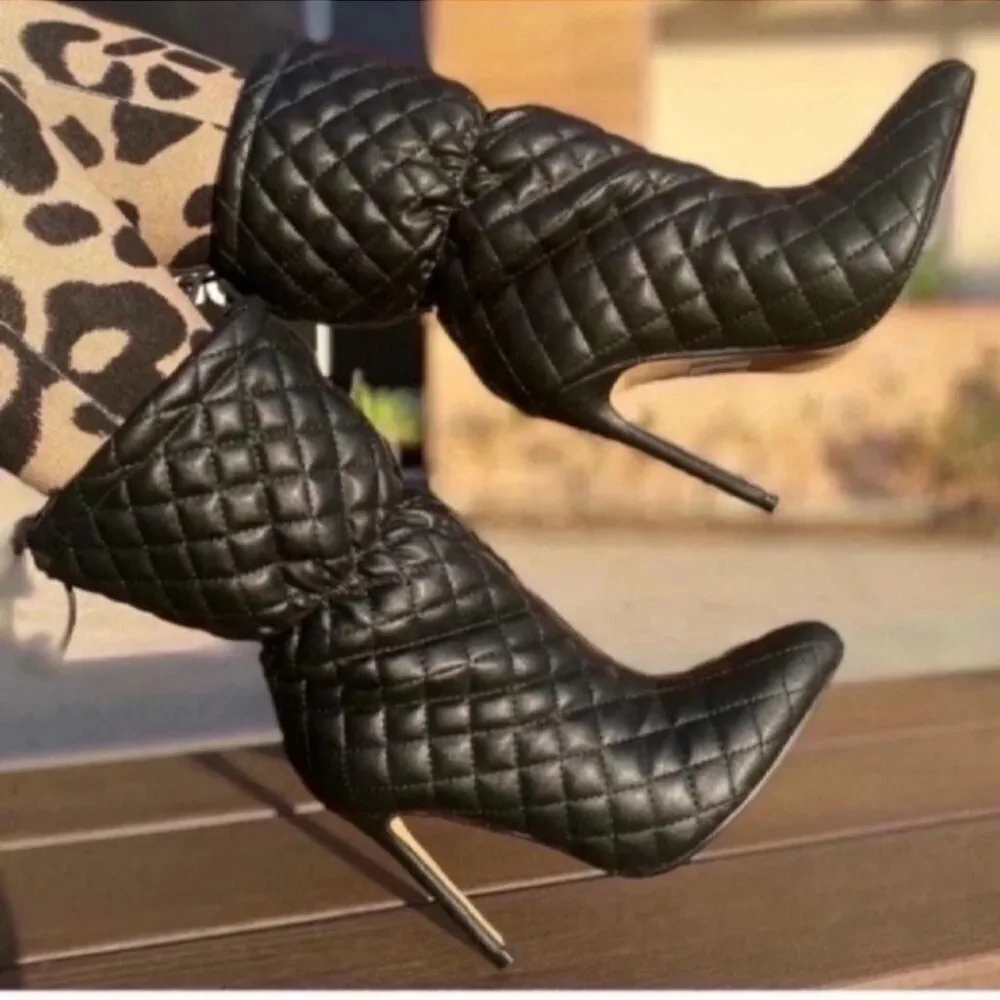 Unbranded Women's Black and Black Boots